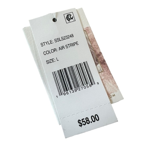 Jessica Simpson blue white metallic stripe lickety-split high neck halter swim - Picture 8 of 11